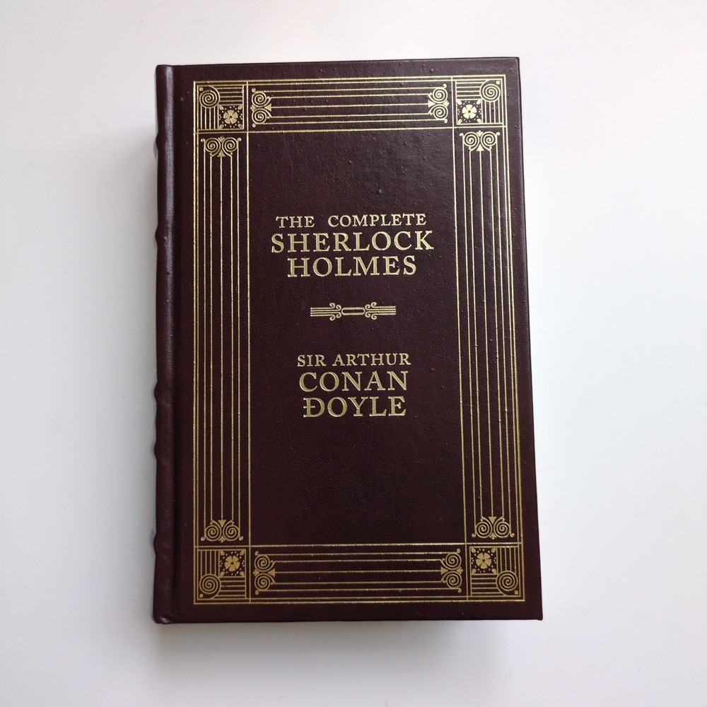 Barnes & Noble‎ The Complete Sherlock Holmes Burgundy Leather Gold Gilt 1992